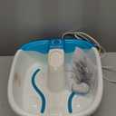 HoMedics Bubble Mate Foot Spa, Toe Touch Controlled Foot Bath with Invigorating Bubbles and Splash Proof, Raised Massage nodes and Removable Pumice Stone