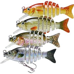 TRUSCEND Swimmax for Freshwater and Saltwater, Lifelike Fishing Lures for Bass Trout Crappie Walleye Pike Bluegill Salmon, Swimbait for Bass Fishing, Amazing Fishing Gear Gifts for Family Fishing (B-2",0.07ozwith bill)