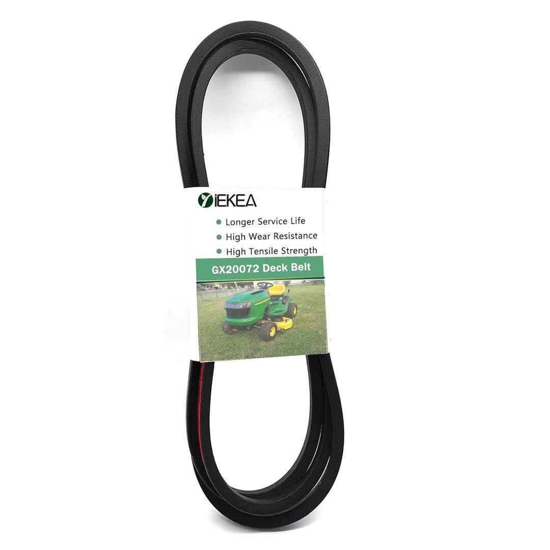 GX20072 Deck Belt (1/2" x104") for John Deere 42 inch Mower Deck, D100 D110 D120 D130 LA105 LA115 L100 L110 L130 L1742 Riding Lawn Mowers Replaces GY20570