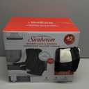 Sunbeam Heated Microplush Buffalo Plaid Throw Blanket - Black/White
 60x70"