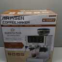 AIRMSEN Espresso Machines with Burr Grinder, 20 Bar, Milk Frother Steam Wand, Stainless Steel Coffee Maker for Home - Cappuccino Latte & Cold Brew Iced Coffee Maker & Americano