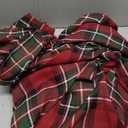 Benson Mills Holiday Plaid Yarn Dyed Fabric Table Cloth, Holiday, Winter, and Christmas Tablecloth (60" X 84" Rectangular, Red)
