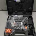 DOTOOL Pneumatic Brad Nailer,18 Gauge,2 in 1 Air Nail Gun Staple Gun,Accepts 2 Inch Brad Nails and Crown 1-5/8 inch Staples,with Carrying Case and 1000pcs Nails,for Carpentry, DIY,Woodworking