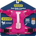 PetSafe Easy Walk Comfort No-Pull Dog Harness - Better Walk Training Harness - Full Body Padded Design - Durable Fabric - 5 Point Adjustable Fit - Everyday Leash Training - Pink - Large
