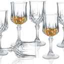 Cordial Glasses With Stem - Sherry, Port, Crystal Shot, Limoncello - 1.75 oz (Set of 6)