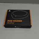 Coffee Mug Warmer, Cup Warmer for Desk with Auto Shut Off Smart Temperature Settings, Electric Beverage Tea Water Milk Heater for All Cups and Mugs, Heating Plate Candle Wax Warmer (Dark Black)