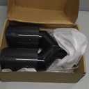 Dual Carbon Fiber Exhaust Tip 3" Inlet to Dual 4" Outlet Tailpipe tip Universal for Vehicles (Glossy Black)