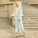 5 x Mofri ShowHow Womens Mary Jane Flats Round Toe Mary Jane Shoes Ankle Strap Ballet Flats Shoes Wedding Casual Office Dress Shoes (Beige, M)