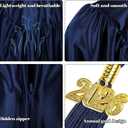 SOMSOC 4 Pieces Kindergarten Graduation Cap and Gown Set for Preschool Nursery Kids Graduation Stole Gown with 2026 Tassel (S)