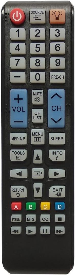 Universal Remote Control for Samsung TV UN32EH5000FXZA UN40EH5000F UN46EH5000 UN46EH5000F UN50EH5000F UN50EH5000FXZA UN50EH5000V UN50EH6000 UN55EH6000F