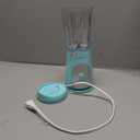 Mueller Smoothie Blender for Smoothies - Personal Blender for Shakes, Frozen Drinks, Baby Food & More, 15oz Travel Cup and Lid, Durable Stainless Steel Blades for Powerful Blending Performance (Turquoise)