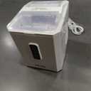 Aeitto Ice Makers Countertop, 26Lbs/24H, 9 Ice Cubes Release in 6 Mins, 2 Sizes of Bullet Ice Machine,Self-Cleaning Portable Ice Maker with Ice Scoop and Basket for Home Kitchen Office Bar RV, White