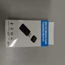 Bluetooth 5.3 Transmitter Receiver, 3.5mm Aux Wireless USB Adapter, Low Latency, Built in Mic, Music Streaming, Handsfree Calls, Driver Free- for TV, PC, Home/Car Stereo, Headphones, Speakers