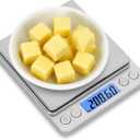 NEXT-SHINE Gram Scale 500g x 0.01g Precision, Digital Mini Pocket Size Portable Scale with Two Trays Nine Units, LCD Display Stainless Steel Platform for Weighing Jewelry Cooking Baking