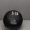 Fitness First Soft Wall Ball, 5-25 LBS, Durable Reinforced for Core Strength Building, Cardio