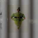 Inflatable Leprechaun Costume for Adults St. Patrick Day Costume Leprechaun Blow up Suit Inflatable Costume