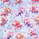 Cute Axolotls Blanket Gifts for Girls Boys Kids Axolotl Lovers Swaddle Children - Super Soft Warm Fuzzy Cozy Lightweight Plush Throw Sheet for for Room Newborn Crib Nap Couh Sofa Home Car - 40" X 50"