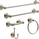 Delta Faucet Porter 18 inch Towel Bar, SpotShield Brushed Nickel , Bathroom Accessories, PTR18-BN