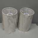 YarraDecor Bedside Lamps with USB Port  Touch Control Table Lamp for Bedroom Wood 3 Way Dimmable Nightstand Lamp Set of 2 with Round Flaxen Fabric Shade for Living Room, Dorm, Home Office (2 Pack)