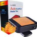COMBLU Car Heater, 12V Portable Car Heater Fan, Anti-Fog 2 in 1 Defroster, Heating/Cooling Fan, Defroster for All Cars