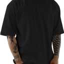 Mens Oversize Short Sleeve T-Shirts Loose Fit Solid Color Lightweight Tee Shirt Athletic Dry Fit Top