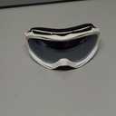 Ski Goggles Snowboard Goggles for Men Women Adults Youth,Over Glasses OTG/100% UV Protection/Anti-fog/Wide Vision (A01-white/Silver(vlt 13.8%))