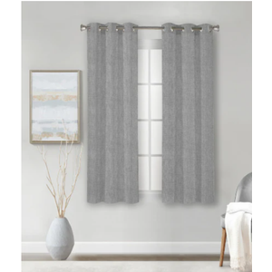 Sunblock Turner Total Blackout Window Panel - Light Grey Grommet, 52 x 63 in