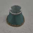 Green Fabric Lamp Shade Burlap Clip On Chandelier Lamp Shades Linen Lampshade for Table Chandelier Wall Lamp Living Room Bedroom (Green)