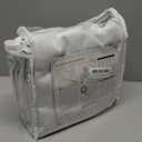 Pure White Linen Drapes 84 Inch Length 2 Panels Set for Living Room, Elegant Pleated Thick Blackout Curtains Insulated Room Darkening Bedroom Window Curtain Decor Pin Hooks Back Tab 50"W x 84"L 2 Burg