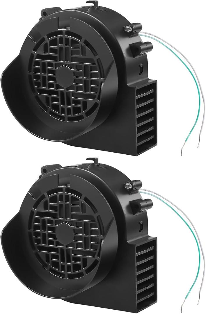 2-Pack Air Blower for Inflatables Not Including Lights and Power Cord, Envanptaz Replacement Inflatable Fan Blower 1A for Below 13FT Christmas Thanksgiving Halloween Yard Party Indoor Outdoor