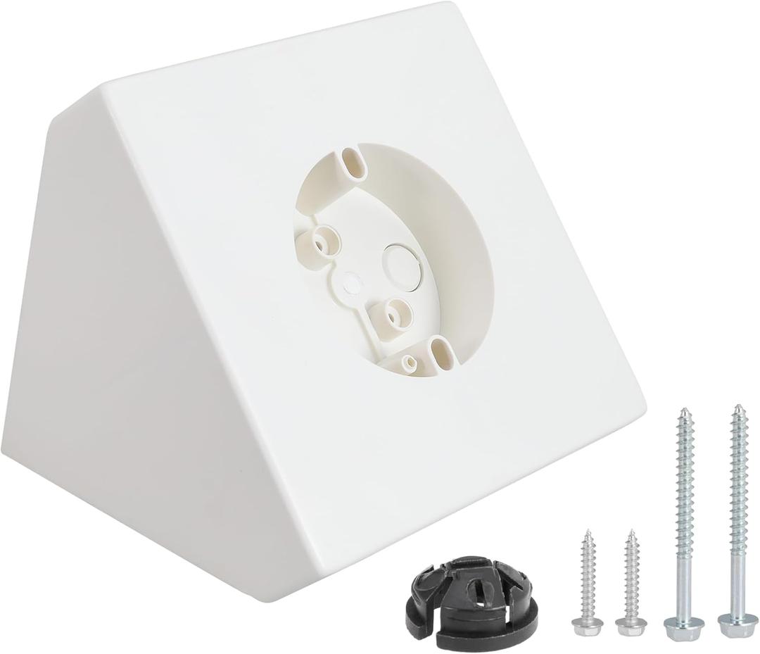 Ceiling Fan Light Fixture Mounting Box Fan Mounting Bracket FB900 Ceiling Fan Angle Mount for Cathedral Ceiling Angles of 80and Up (1Pack)
