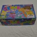 126 Pcs DIY Slime Making Kit for Girls Boys - Birthday Idea for Kids Age 5+. Ultimate Slime Supplies Include 28 Crystal Slime, 2 Glow in The Dark Powder, 48 Bottle Glitter Jar etc.