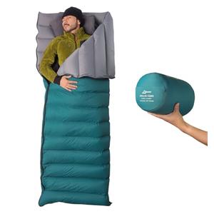 Litume Combinable Down Sleeping Bag, Lightweight, Packable Adults, Double Sleeping Bag, for Backpacking, Camping, Family, Traveling Compact with Stuff Sack Sleep Sacks Limit : 42°f - C2203