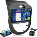 [4+64G] Upgrade Radio for KIA Soul 2010 2011 2012 2013-9 inch IPS Touchscreen Android Soul Stereo - Wireless Carplay and Android Auto, AI DSP, WiFi, GPS, Custom Homepage + AHD Backup Camera