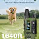 Shock Collar for Dogs, IP67 Waterproof Dog Training Collar with Remote Control, 3 Modes: Beep, Vibration, Safe Static, Rechargeable Adjustable for 15-110lbs Medium Large Dogs