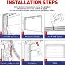 Garage Door Seal Strip Top and Sides Seal 34.4 FT Rubber Weather Stripping Replacement Soft and Hard Composite, Weatherproofing Universal Sealing, Grey