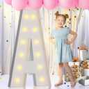 imprsv Light Up Letters, 4FT Marquee Letters for Birthday Wedding Engagement Party Decor, Large Marquee A for Party Decoration Arch Kit Decorations