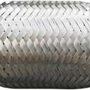 Exhaust Flex Pipe Universal Type 100% Stainless Steel For Heavy Duty and Cars (1 PC, 2.5X6X10)