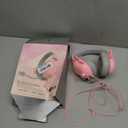 Razer BlackShark V2 X Gaming Headset: 7.1 Surround Sound - 50mm Drivers - Memory Foam Cushions - for PC, PS4, PS5, Switch - 3.5mm Audio Jack - Quartz Pink