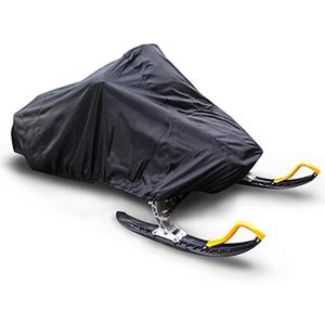 Budge SM-3 Sportsman Snowmobile Cover, Waterproof, Black, Large: Fits snowmobiles 130" L x 51" W x 48" H