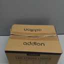 addlon LED Outdoor String Lights 48FT with Edison Vintage Shatterproof Bulbs and Commercial Grade Weatherproof Strand - ETL Listed Decorative Lights for Patio Garden