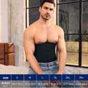 TAILONG Waist Trainer for Men Shapewear Tummy Control Body Shaper Slimming Girdle Fajas para Hombres Corset with Zipper (Black)