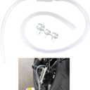 KIFIDAN Motorcycle Brake Bleeder Hose One Way Check Valve,One Way Brake Bleeder Valve with Tube & Clamp,Universal Brakes Bleeders Kit Brakes Bleeders Tool for Clutch,Hydraulic Braking