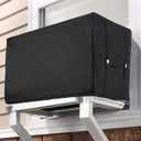 Air Conditioner Covers for Window Units - 3 Layers Insulation Outside AC Cover with Metal Buckle Strap, Outdoor Winter Waterproof AC Canopy Sun Shade - 21 x 15.7 x 15 Inch