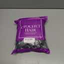 Goddess Locs Crochet Hair 16 Inch Faux Locs Crochet Hair Pre Looped Crochet Hair for Black Women 6 Packs Black Boho Crochet Locs with Curly Ends 1B