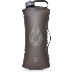 HydraPak Seeker - Collapsible Camping Water Storage (2L, 3L, 4L, 6L, 10L) - BPA & PVC Free, Hydration Reservoir Bag, Leak Proof (Mammoth Grey)