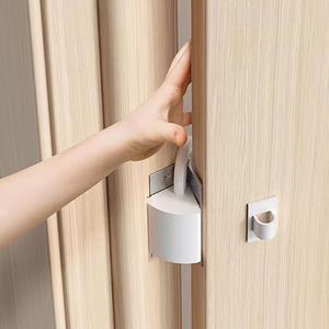 4 Set Door Hinge Guard for Baby's Fingers, Safe Finger Protector for Door Stay Open, Baby Proofing Catch Door Stopper, Anti-Pinch Door Locks Guard for Children Kids (White)