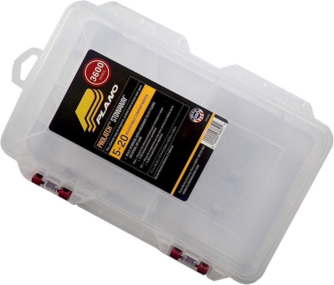 Plano ProLatch 23650-52 Stowaway Box with Adjustable Dividers and Inhibitor Chips (One Size)