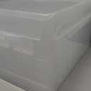 Lifewit 1 Pcs Photo Storage Set with 9 pcs 5"x7" Inner Photo Box& 28 x 22 cm/11x8.5 Transport Case, Craft Organizer for Seed Cards Pictures Office Supplies with 1 Sheet Label Sticker, Clear