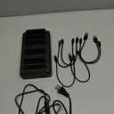 300W Charging Station for Multiple Devices, 8 Port Multi USB C Fast Charger Station Dock for MacBook iPhone 17/16/15/14/13/12 Samsung Pixel Series iPad, Black (6 Mixed Short Cables Included)